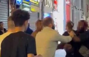 Taksim’de saç ektirme kavgası! Pansuman yapılmayınca esnafa saldırdılar