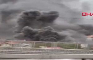 İstanbul’da iş yerinde yangın! Dumanlar kilometrelerce uzaklıktan görüldü
