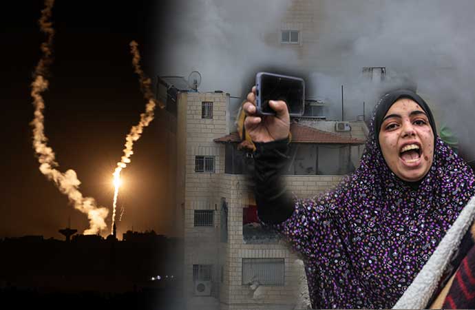 Hamas-İsrail savaşında 41. gün! Gazze gece boyunca bombalandı