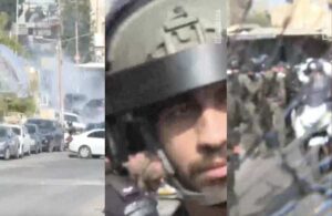 Kudüs’te TRT ekibine saldırı! İsrail polisi kamerayı kırdı