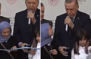 Erdoğan’ın açılış töreninde yine ‘kurdele krizi’ yaşandı! “Bir dur niye bu kadar acele ettin”