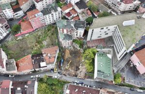 Eyüpsultan’da inşaatta toprak kayması: İki bina boşaltıldı