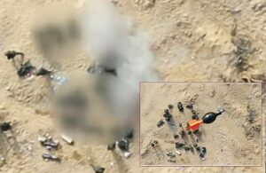 Hamas İsrail askerlerine düzenlediği dron saldırısının görüntülerini paylaştı