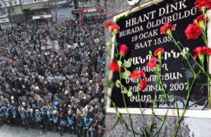 Sebat Apartmanı önünde Hrant için eylem! “Bu dava biz ‘bitti’ demeden bitmez”