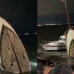 İstanbul’da fırtına! Kartal’da tekne battı