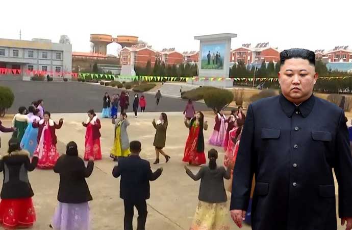Kore Demokratik Halk Cumhuriyeti’nde seçime dans ederek gittiler