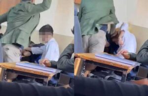 Öğrencisini kitapla döven öğretmen serbest bırakıldı