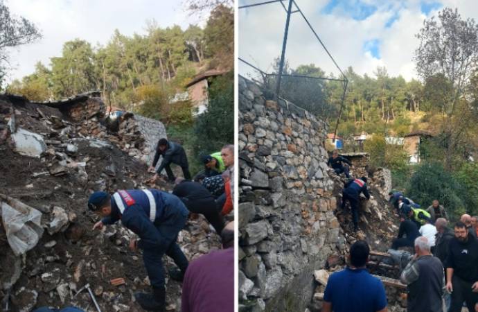 Antalya’da istinat duvarı çöktü: Bir çocuk hayatını kaybetti