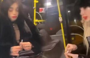 Metrobüste uyuşturucu saran kadınlara gözaltı