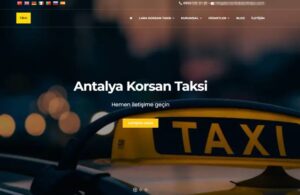 Korsan taksicilerden 7 dil seçenekli internet sitesi