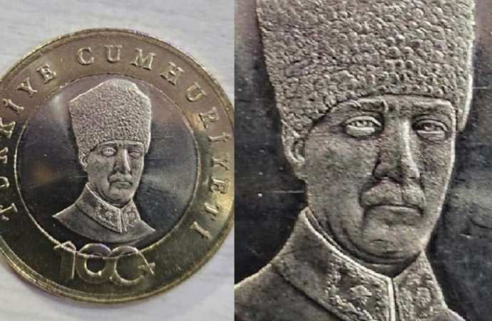 5 TL’lik madeni para üzerindeki Atatürk rölyefi tartışma yarattı