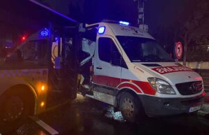 İETT otobüsü ve ambulans kaza yaptı!