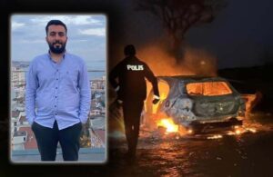 CHP’li yöneticiye silahlı saldırıda kullanılan araç yakıldı