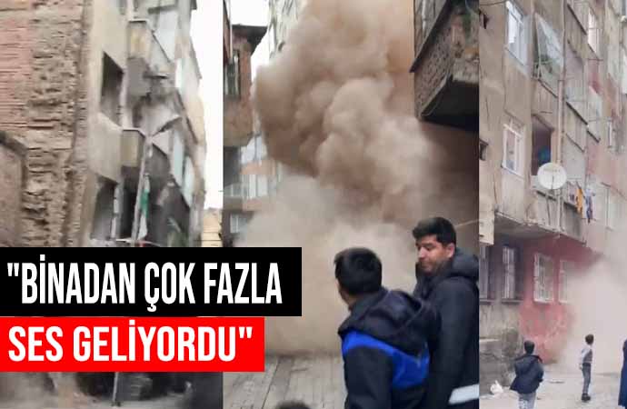 Diyarbakır’da ağır hasarlı 5 katlı bina çöktü! Arama kurtarma çalışması başlatıldı