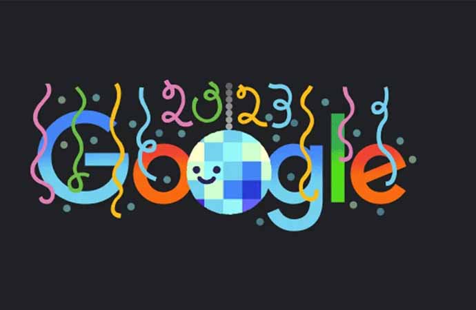 Google’dan yılbaşı gününe özel ‘doodle’