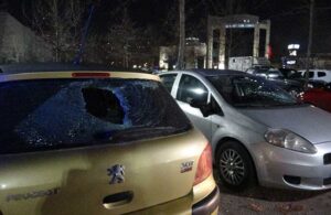 Kocaeli’de otoparktaki otomobillere toplu saldırı iddiası! Onlarca araçta hasar oluştu