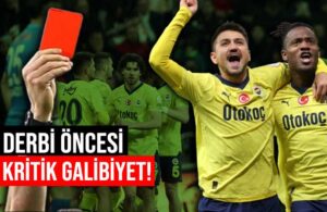 Kayseri’de gol düellosunun kazananı Fenerbahçe! Galatasaray maçı öncesi iki kırmızı kart
