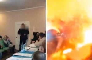 Ukrayna’da dehşet! Toplantıya girip el bombası patlattı