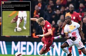 Kayserispor maçı sonrası Galatasaray’dan çarpıcı paylaşım