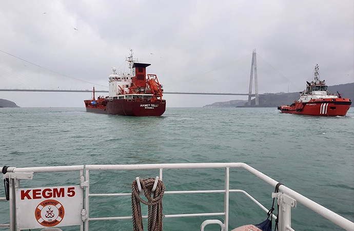 İstanbul’da gemi kazası!