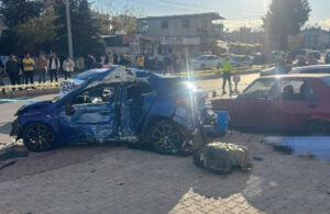 Antalya’da otomobil durakta bekleyenlerin arasında daldı! Yaşlı çift hayatını kaybetti