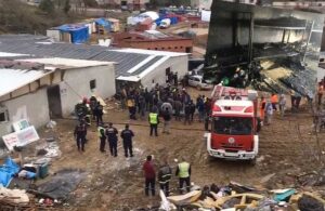 Kocaeli’deki şantiyede yangın: Bir işçi hayatını kaybetti