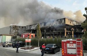 Kütahya’da fabrika yangını! İtfaiye ekipleri seferber oldu