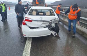 Kuzey Marmara Otoyolu’nda üç otomobilden zincirleme kaza: Beş yaralı