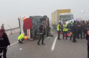 Malatya’da yolcu otobüsü devrildi! 4 ölü 36 yaralı