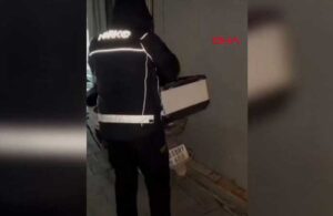 İzmir’de motokurye kıyafetiyle uyuşturucu satan kişi yakalandı!