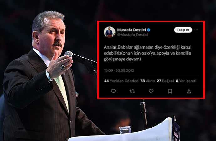 Destici gerçek paylaşıma ‘sahte’ dedi! İttifak ortağı AKP’ye gönderme yaptı
