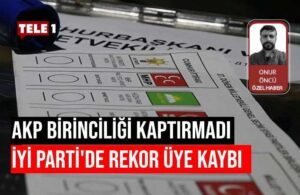 Bir yılda İYİ Parti 108 bin, AKP 199 bin üye kaybetti