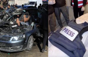 İsrail gazetecileri taşıyan aracı vurdu! 2 gazeteci daha hayatını kaybetti