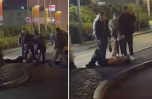 İstanbul’da taksici terörü! Kadını yerde sürükleyerek darp etti
