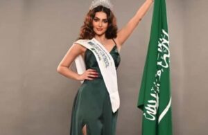 Suudi Arabistan ilkleri yaşıyor! Bir kadın güzellik yarışmasına katıldı