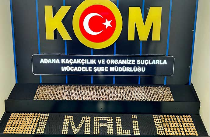 Adana’da “düşük ayarlı” sahte altın baskını! Piyasa değeri dokuz milyon TL