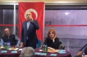 AKP’li belediye başkan adayı seçmene el hareketi çekti