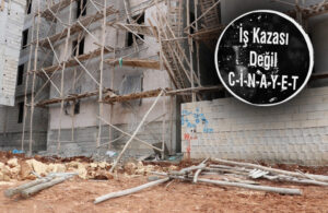 Gaziantep’te iş cinayeti! İskele çöktü 1 işçi hayatını kaybetti