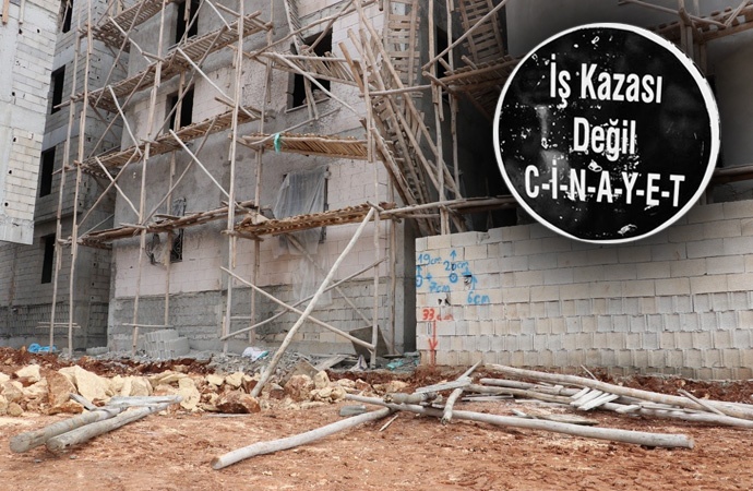 Gaziantep’te iş cinayeti! İskele çöktü 1 işçi hayatını kaybetti
