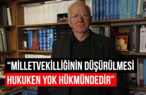 Prof. Dr. İbrahim Kaboğlu: TBMM, anayasal düzeni ilga girişiminde bulunmuştur