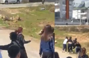 Antalya’da akran şiddeti! Liseliler saç saça baş başa kavga etti
