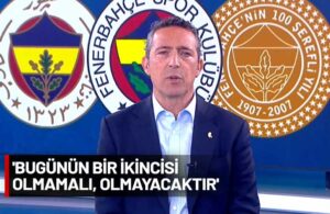Ali Koç’tan Fenerbahçelilere tarihi çağrı: Bir mihenk taşı olarak görüyorum…