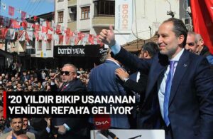 Yeniden Refah Partisi lideri Fatih Erbakan: MHP’yi geride bıraktık
