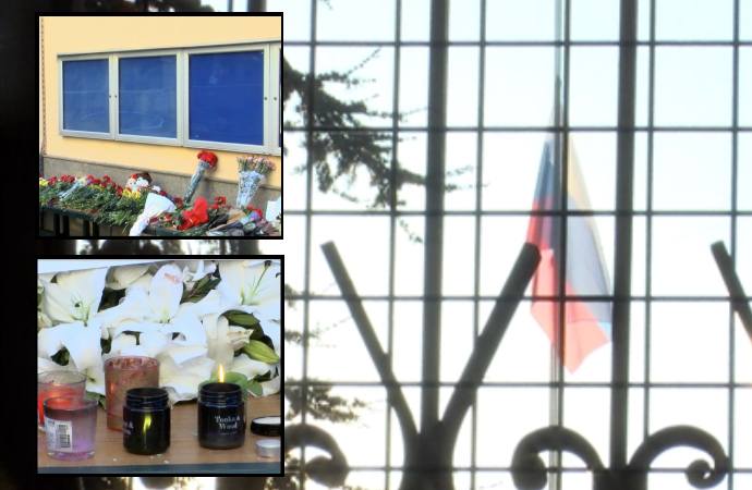 Kanlı saldırının ardından Rusya Başkonsolosluğu’nda bayraklar yarıya indirildi