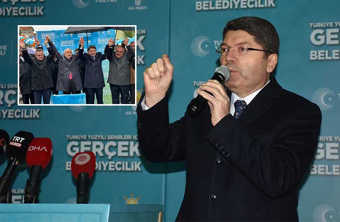 Yılmaz Tunç, Adalet Bakanı, Bartın, AKP propagandası, seçim yasağı