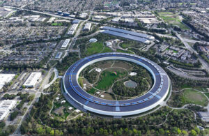 Apple’ın genel merkezi ‘Apple Park’ havadan görüntülendi