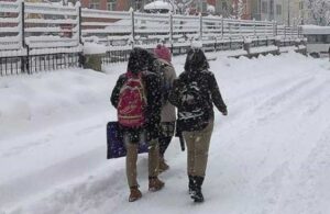 Kar yağışı etkili oldu 1 ilde okullar tatil edildi