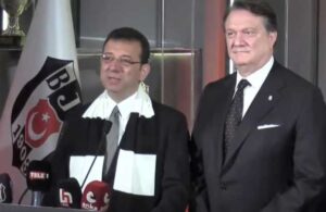 Ekrem İmamoğlu’ndan Beşiktaş Başkanı Hasan Arat’a ziyaret