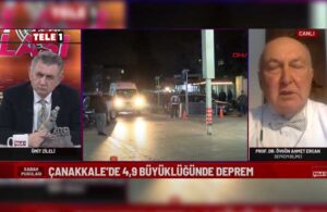 Ahmet Ercan’dan Çanakkale depremi açıklaması!