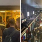 Metro gecikti! Makinist kabinine tekmeyle saldırdılar